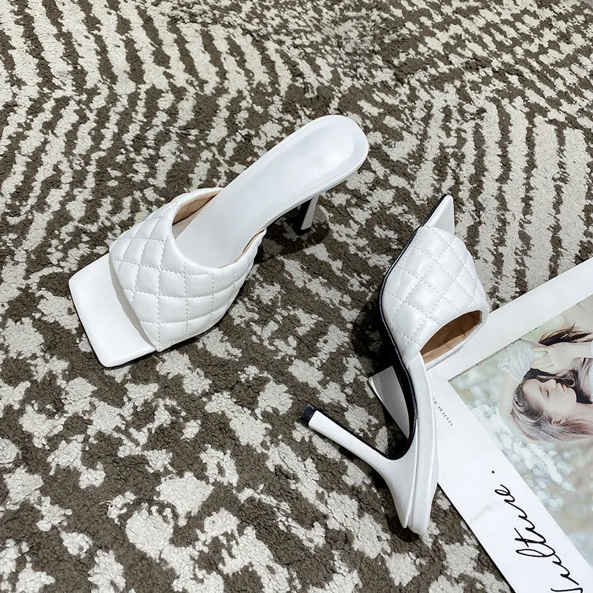 Sandales chaussures talon haut luxe femme