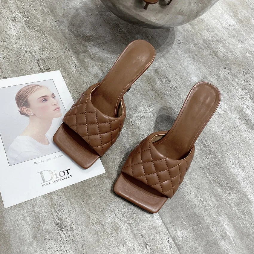 Sandales chaussures talon haut luxe femme