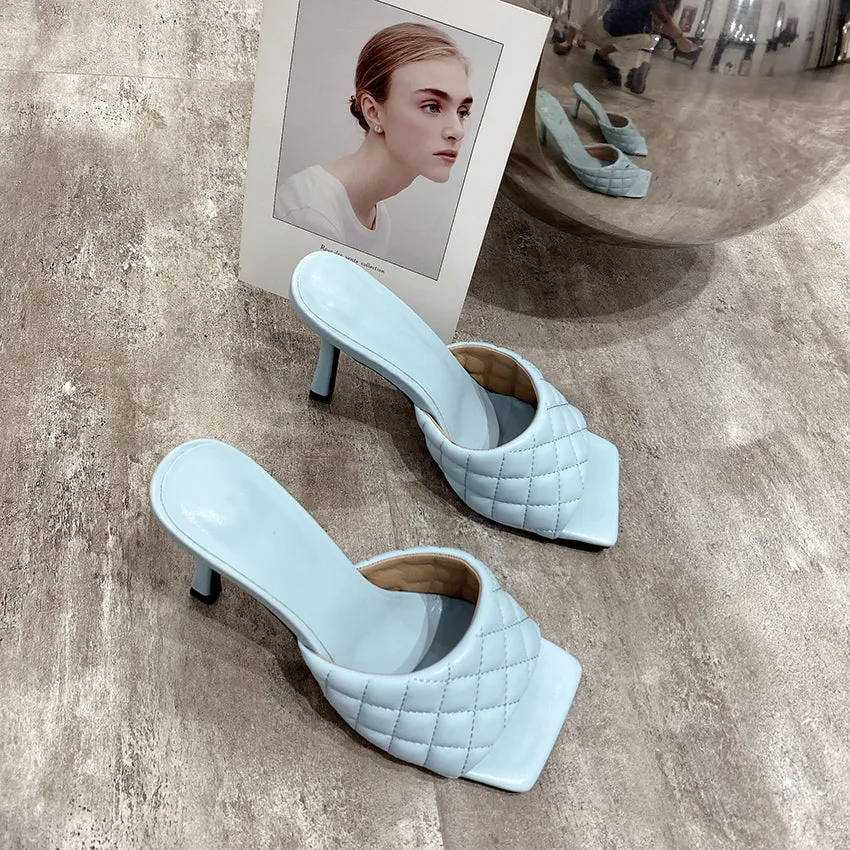 Sandales chaussures talon haut luxe femme