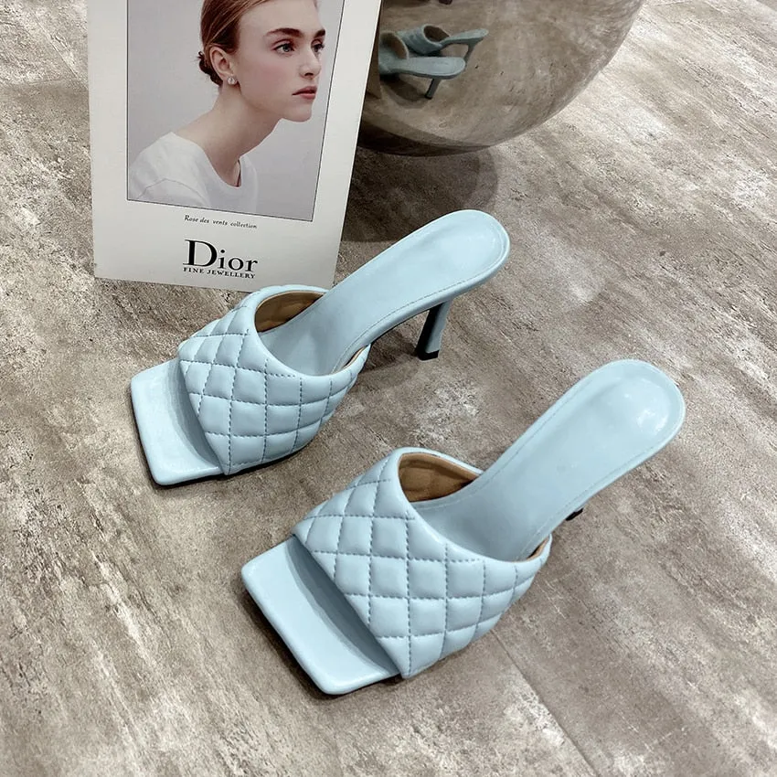 Sandales chaussures talon haut luxe femme