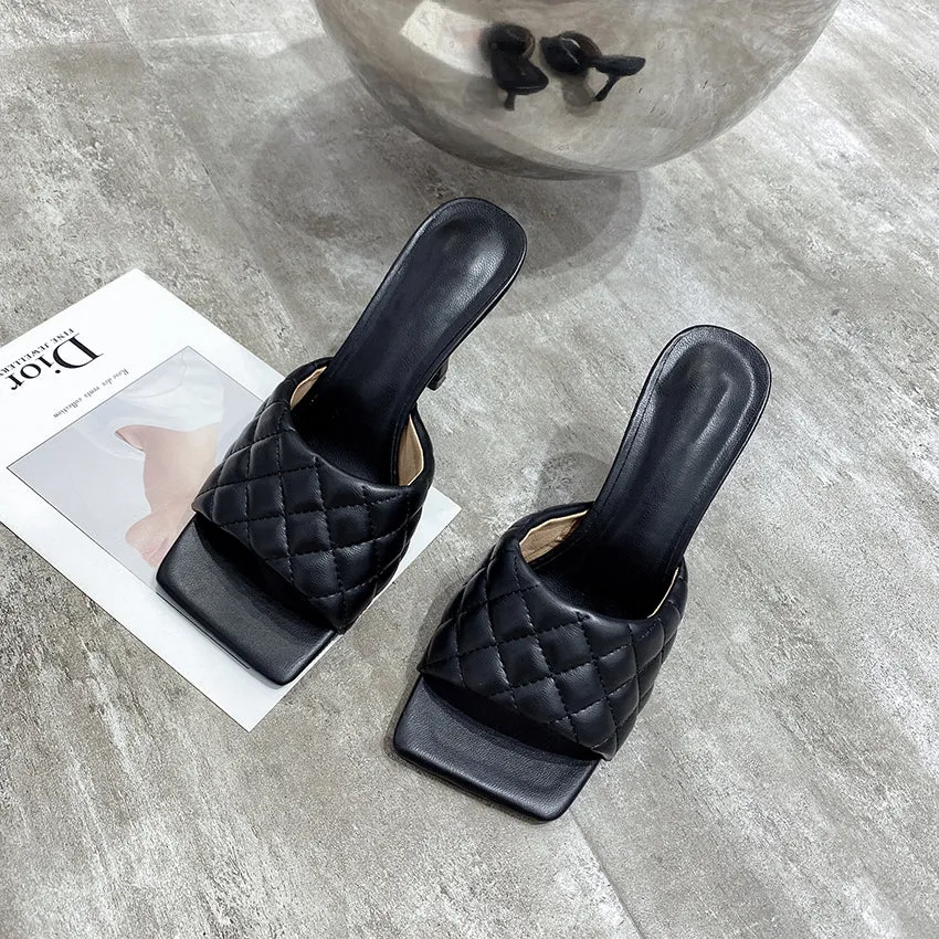 Sandales chaussures talon haut luxe femme