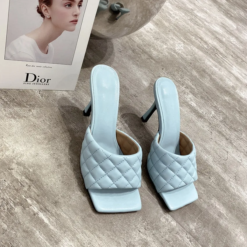 Sandales chaussures talon haut luxe femme