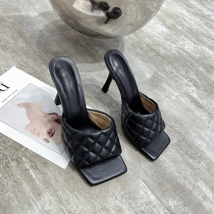 Sandales chaussures talon haut luxe femme