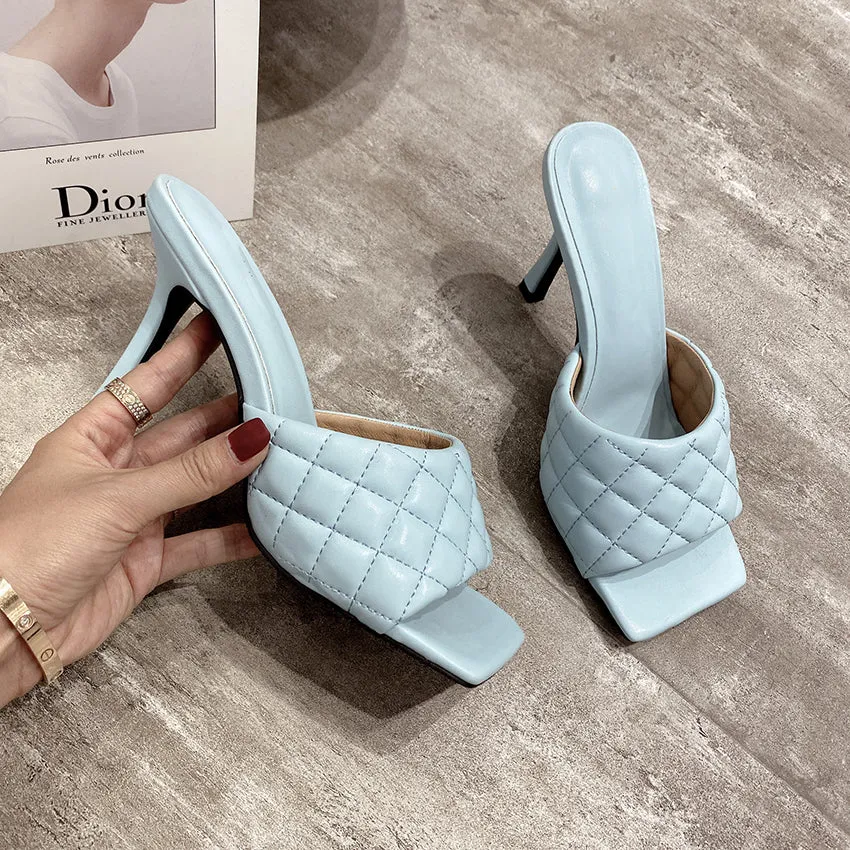 Sandales chaussures talon haut luxe femme