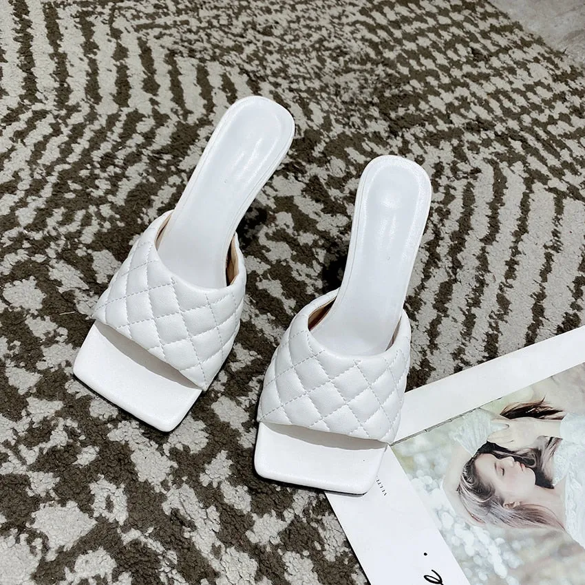 Sandales chaussures talon haut luxe femme