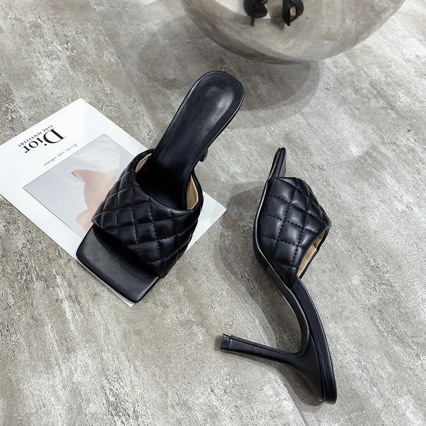 Sandales chaussures talon haut luxe femme