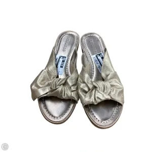 Sandals Heels Platform By Bernardo In Gold, Size: 9