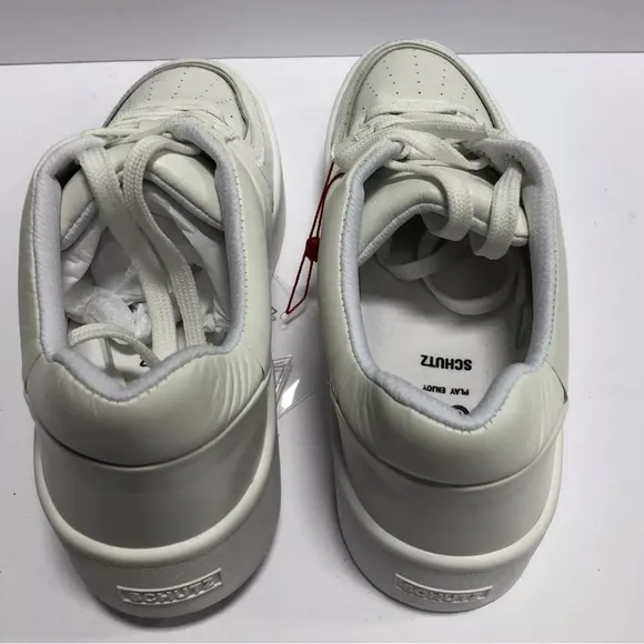 Schutz Women’s Bailey Sneaker White, Size 9.5B