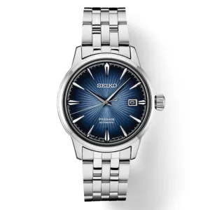 Seiko 40MM Presage Automatic Blue Dial Watch in Stainlesss Steel