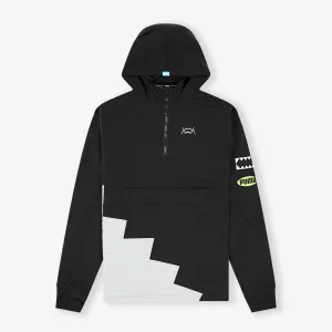 Short Corner Windbreaker - Black
