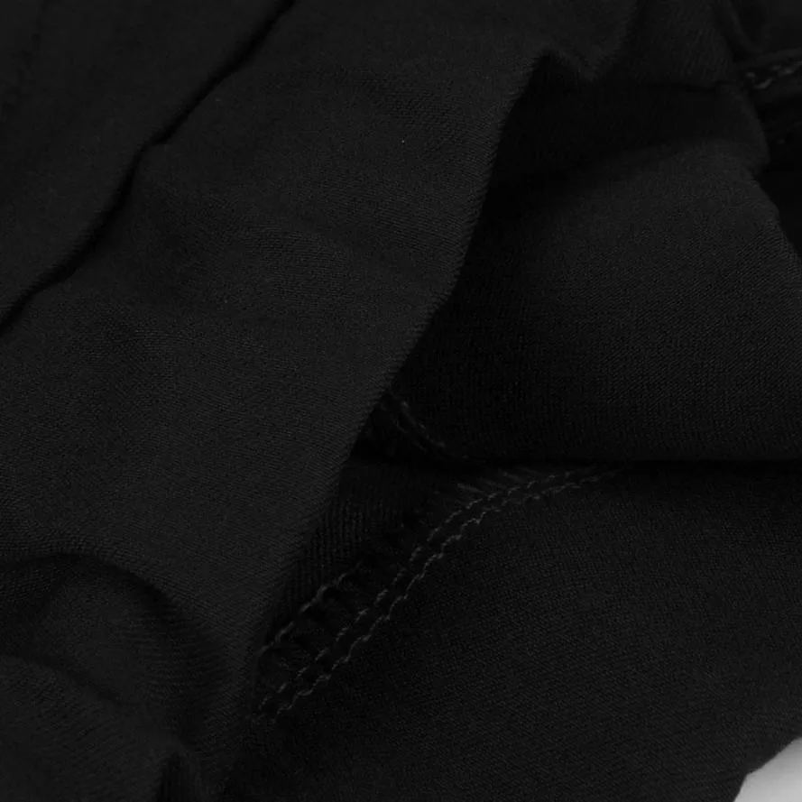 Shredded Elastic Drawstring Waist Pants
