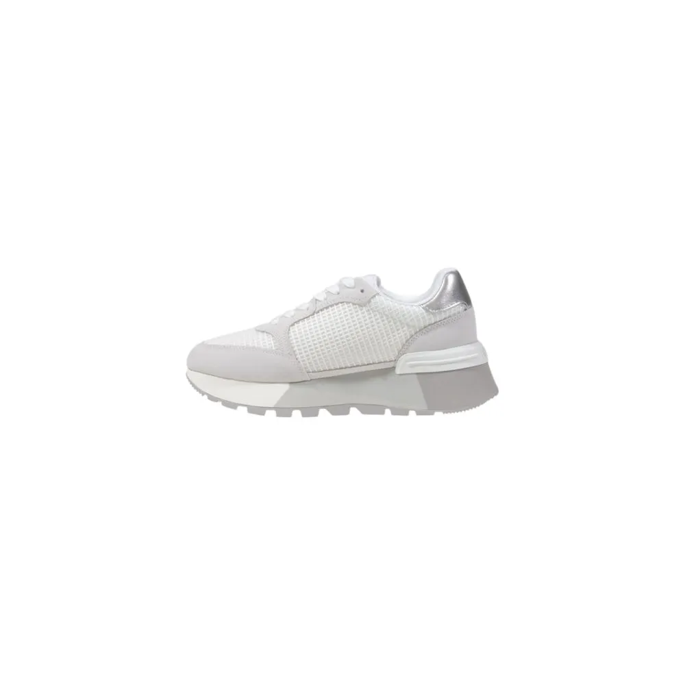 Silver Leather Sneaker