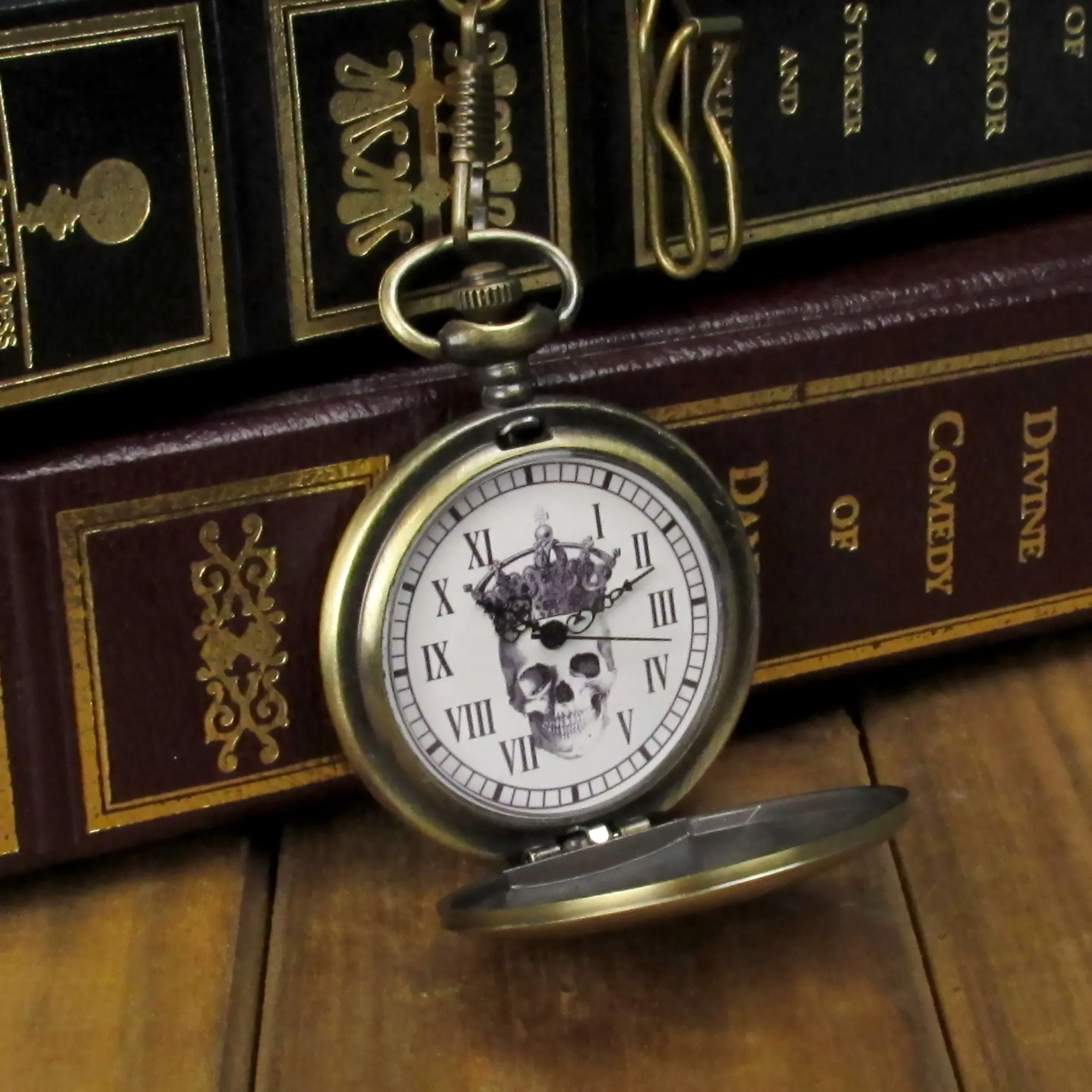 Skeleton King Pocket Watch