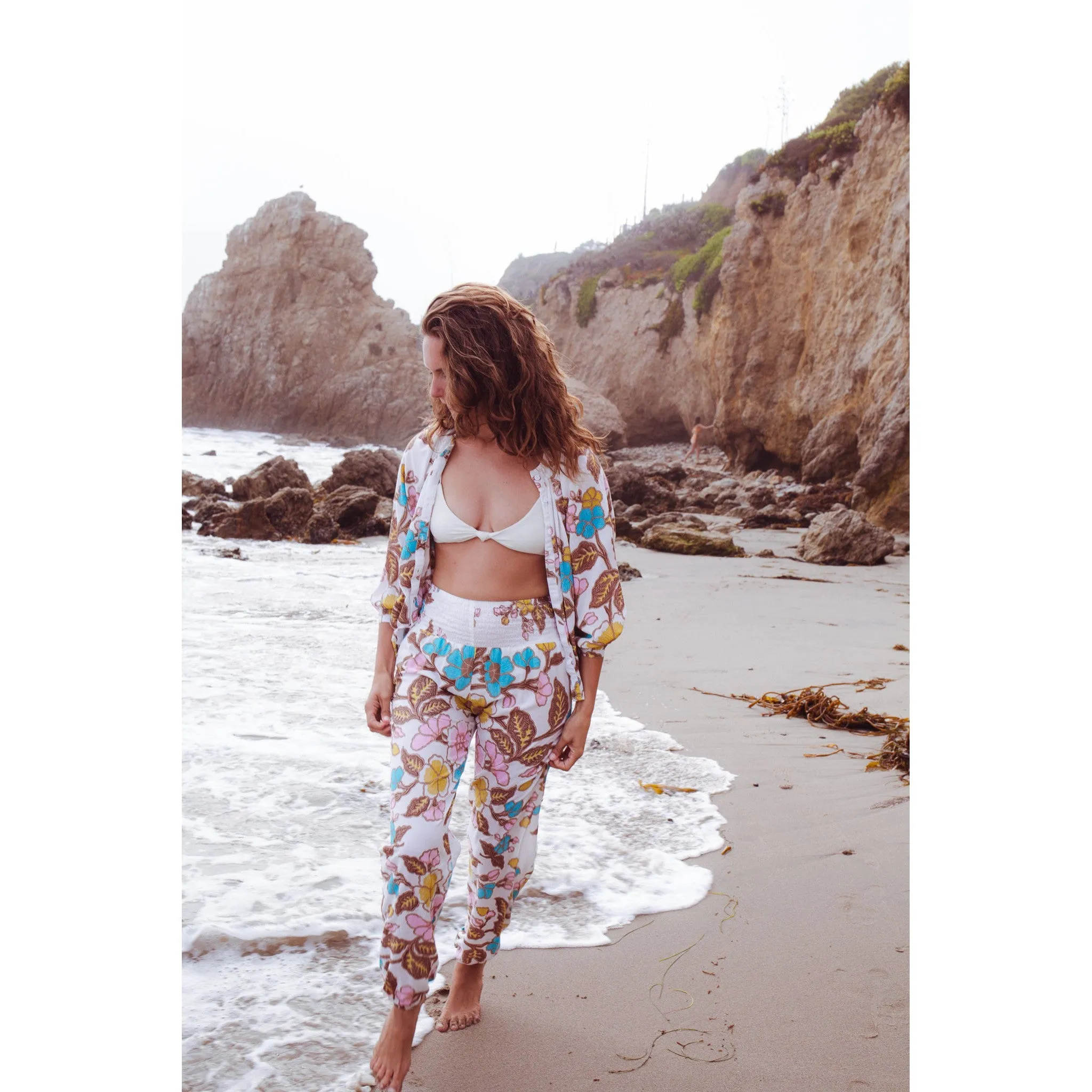 Smocked Pants