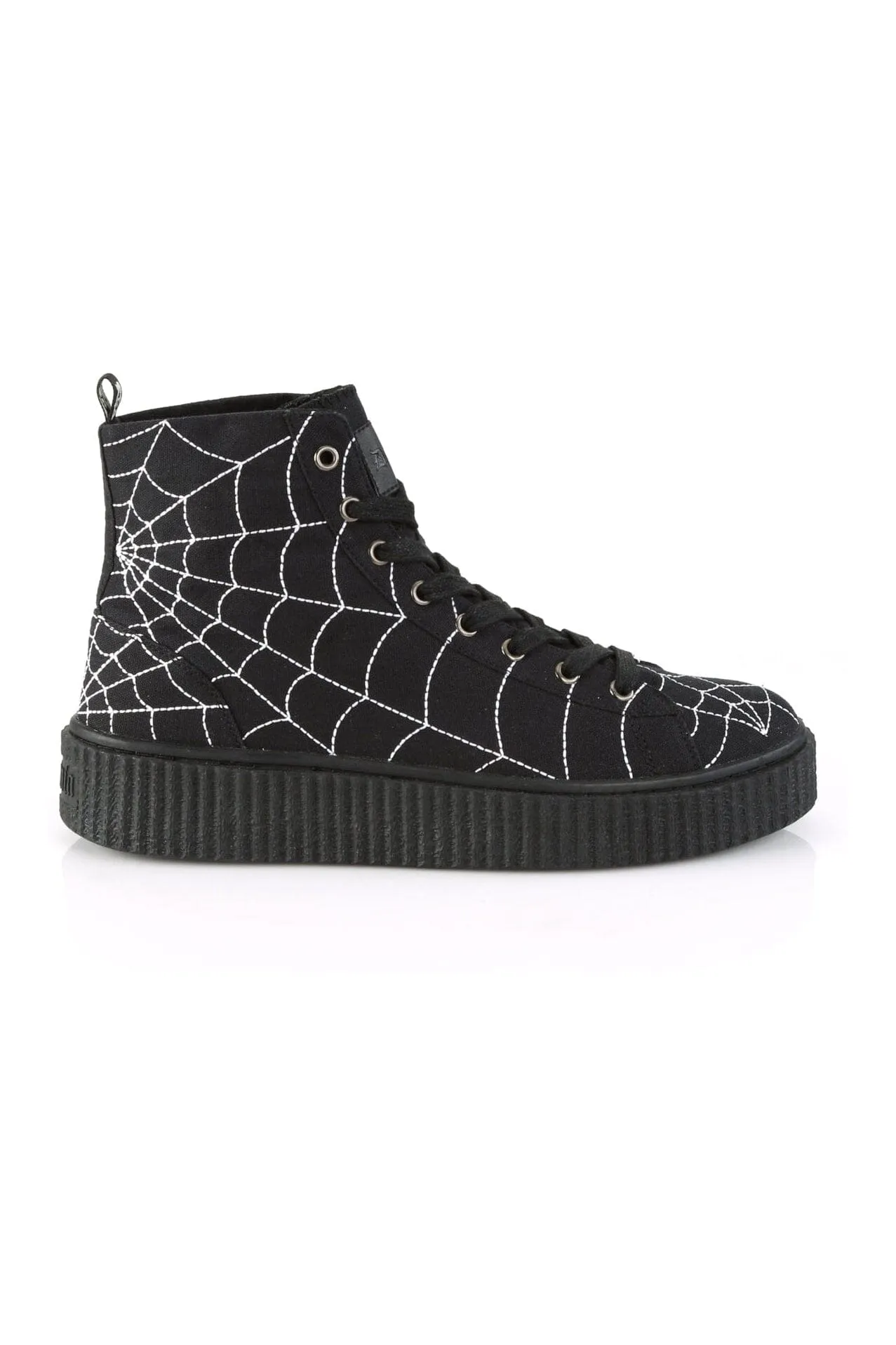 SNEEKER-250 Black Canvas Creeper