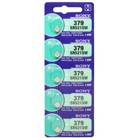 Sony SR521SW (379) Silver Oxide Battery