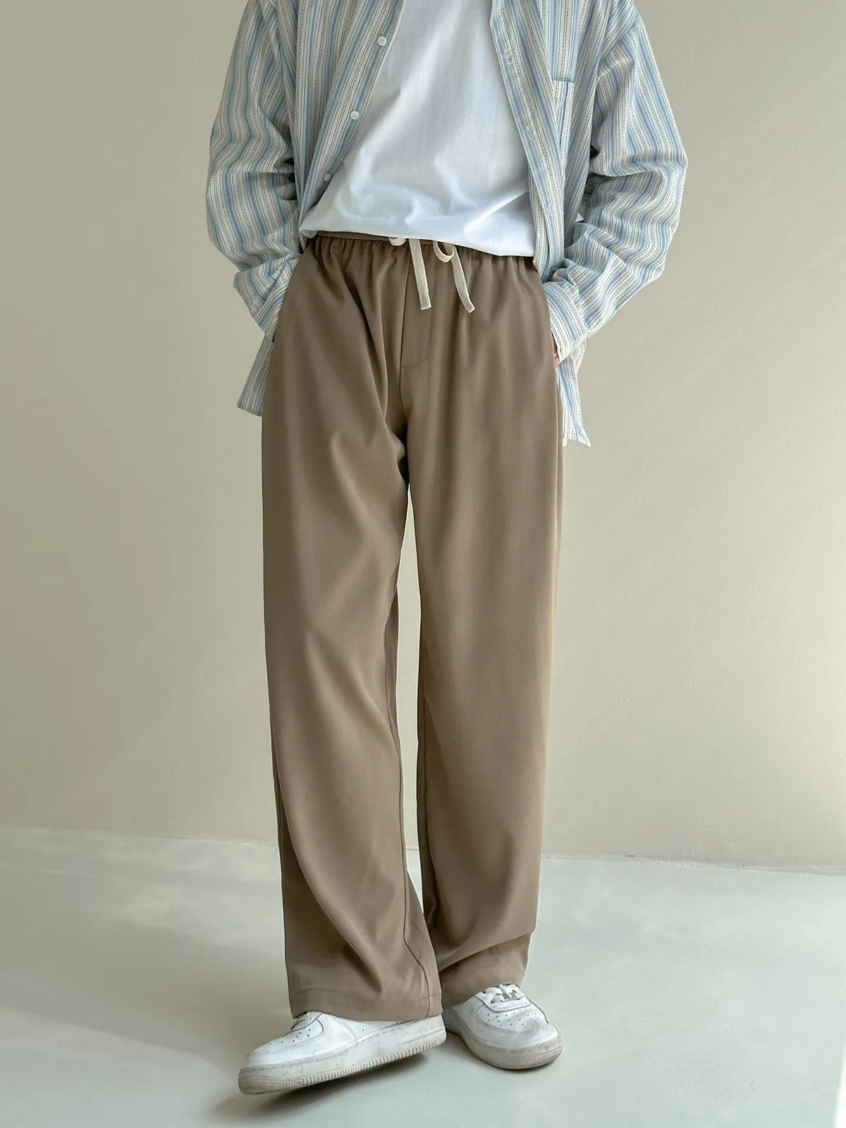 Spring and Autumn Drawstring Pants