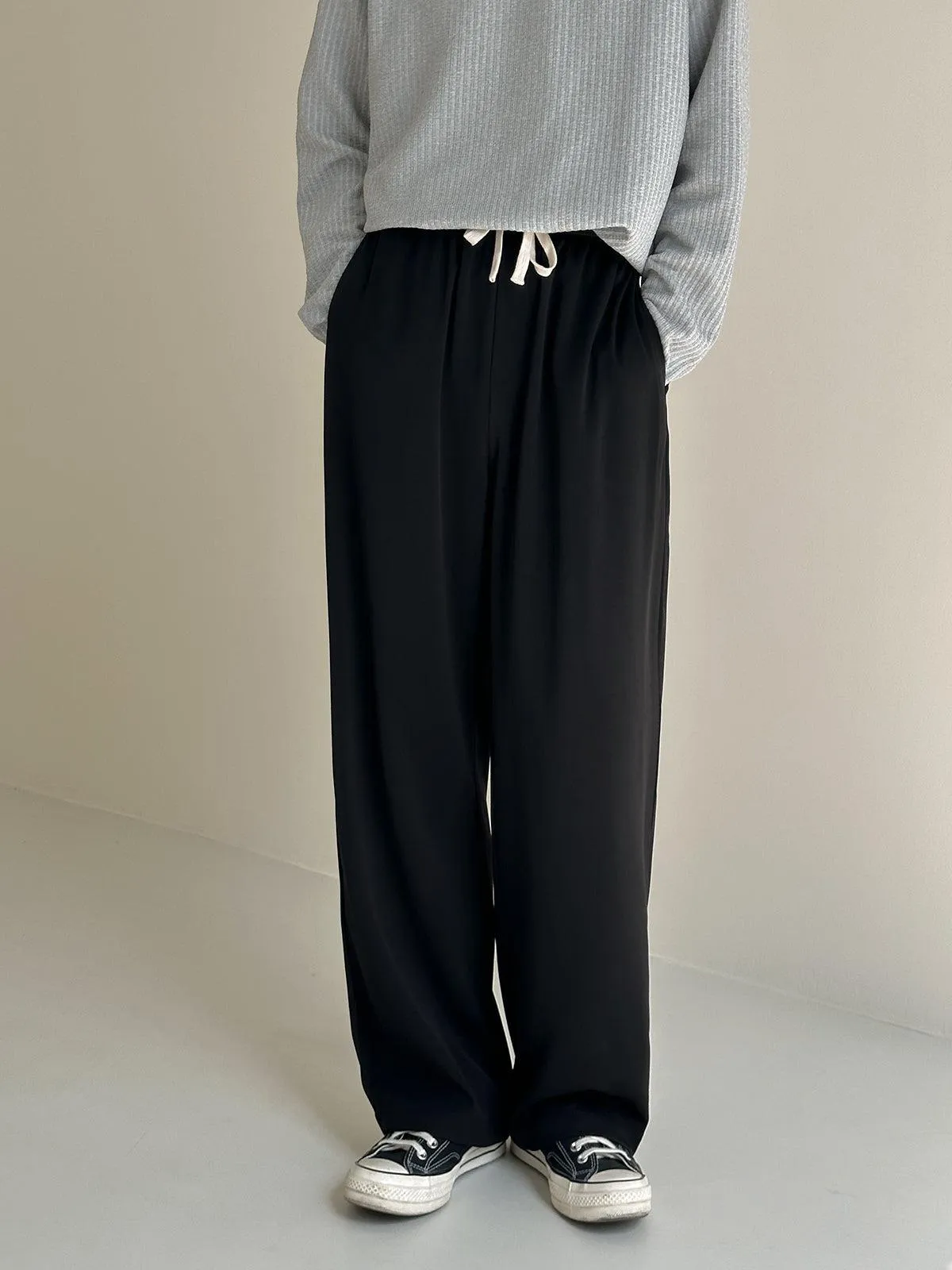 Spring and Autumn Drawstring Pants
