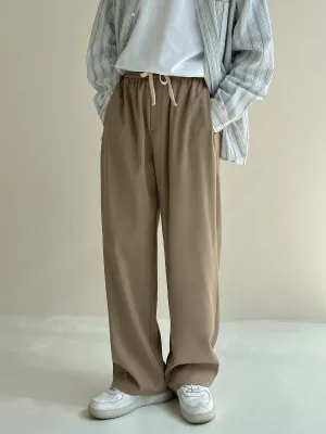 Spring and Autumn Drawstring Pants