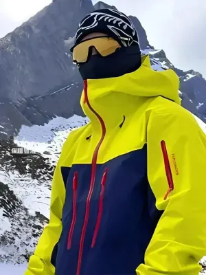 Spring Autumn Men's Windbreaker Fashion Outdoor Mountaineering Travel Windproof Waterproof Hooded Jacket Slim Fit Versatile Coat