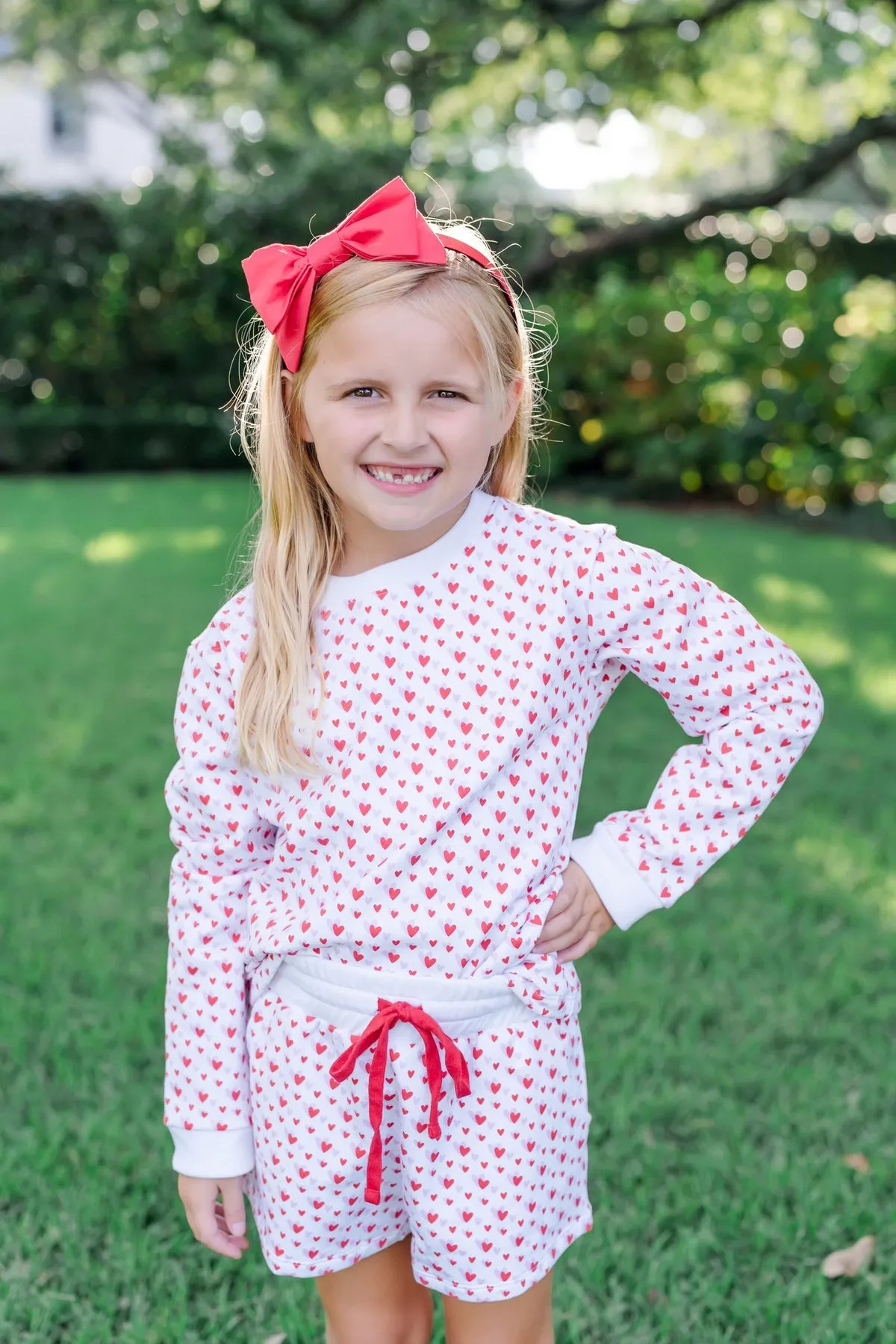 Stella Girls' Sweatshirt Short Set
