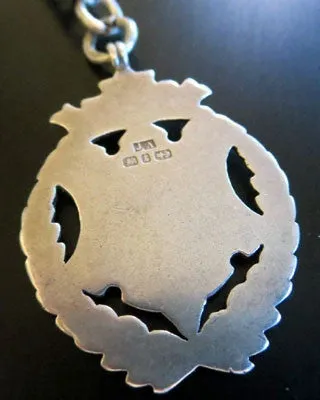 Sterling Silver antique double Albert Pocket Watch chain