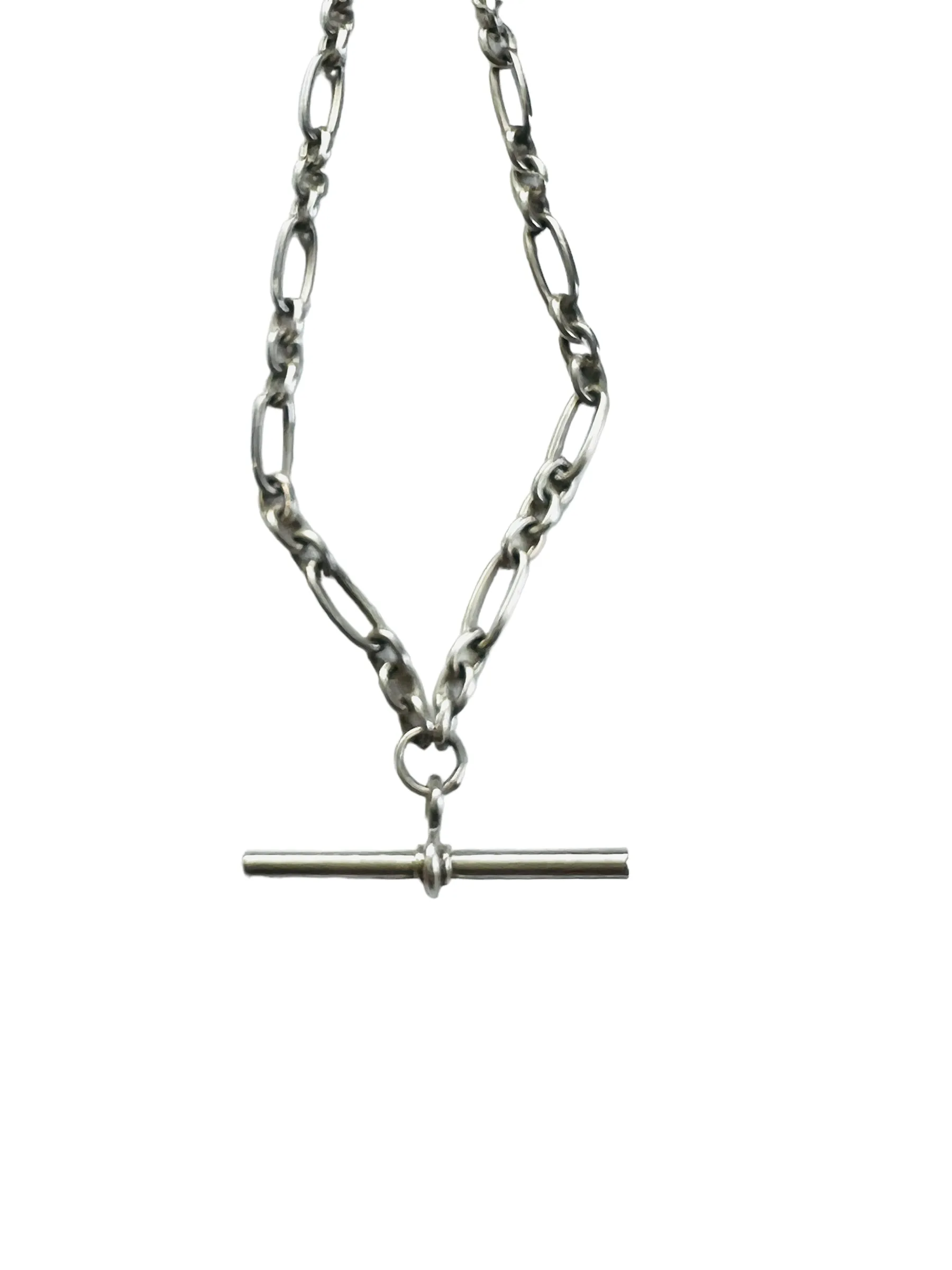 Sterling T-Bar Necklace • Layering Necklace • Vintage T-Bar Necklace