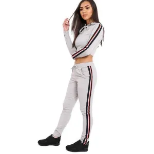Striped Hooded Shirt & Pants (2 Piece Set)