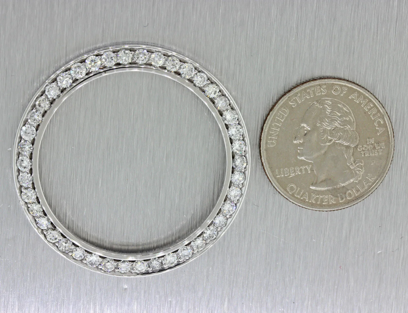 Stunning Rolex DateJust II G SI1-SI2 Round Brilliant 4ctw Custom Diamond Bezel