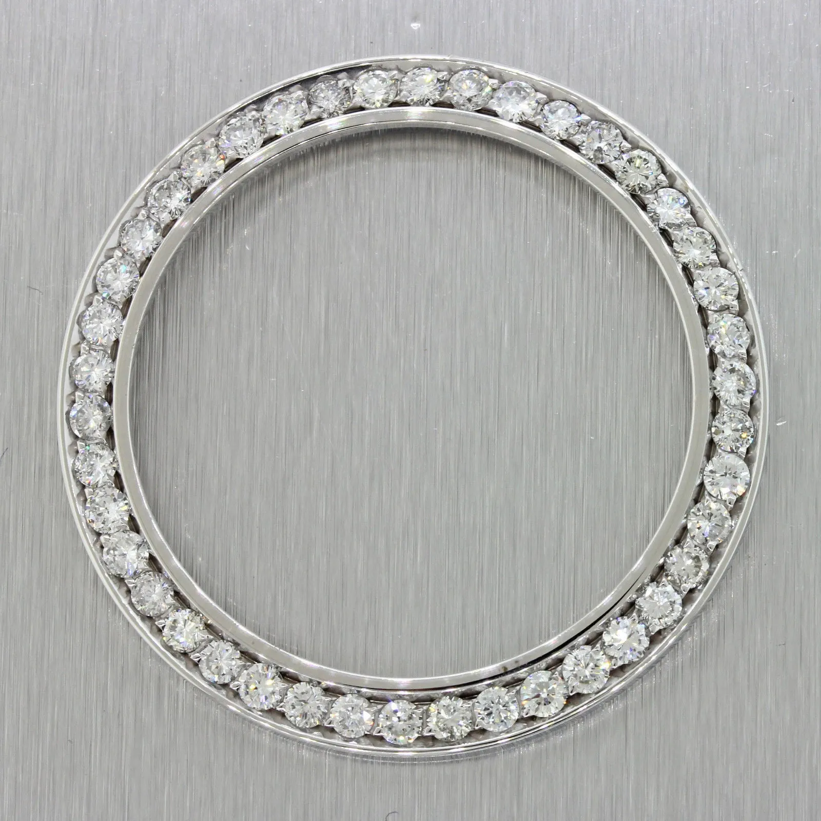 Stunning Rolex DateJust II G SI1-SI2 Round Brilliant 4ctw Custom Diamond Bezel