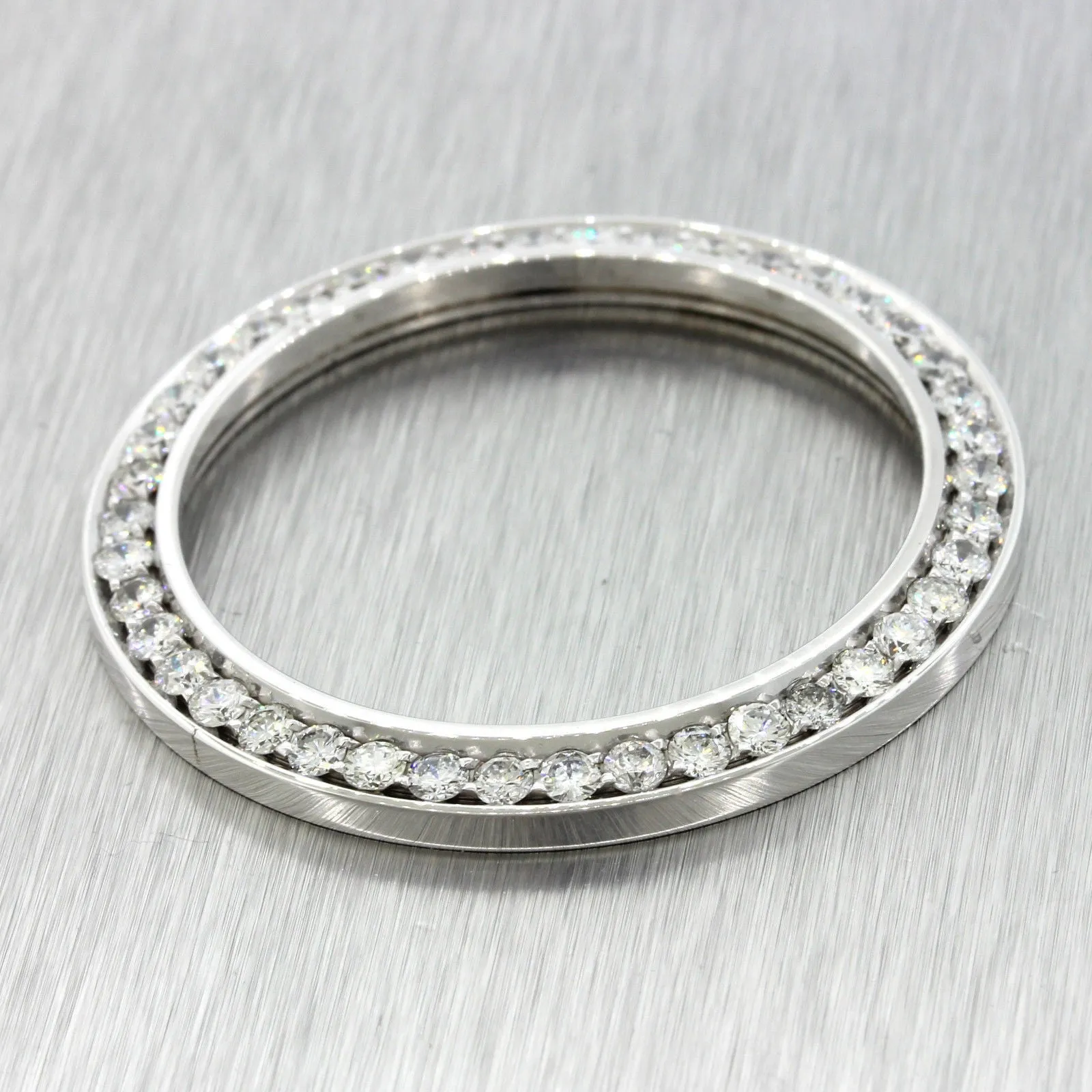 Stunning Rolex DateJust II G SI1-SI2 Round Brilliant 4ctw Custom Diamond Bezel