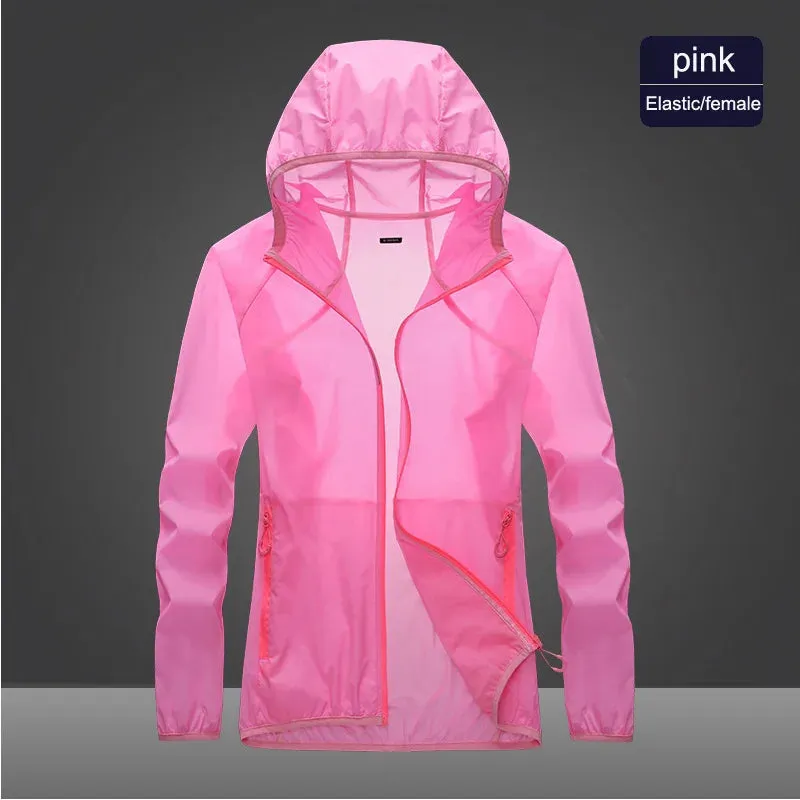 Summer Breathable Cycling Jersey Windbreaker Men Women Camping Hiking Clothes Fishing Hunting UV Jacket Outdoor Waterproof Jacke