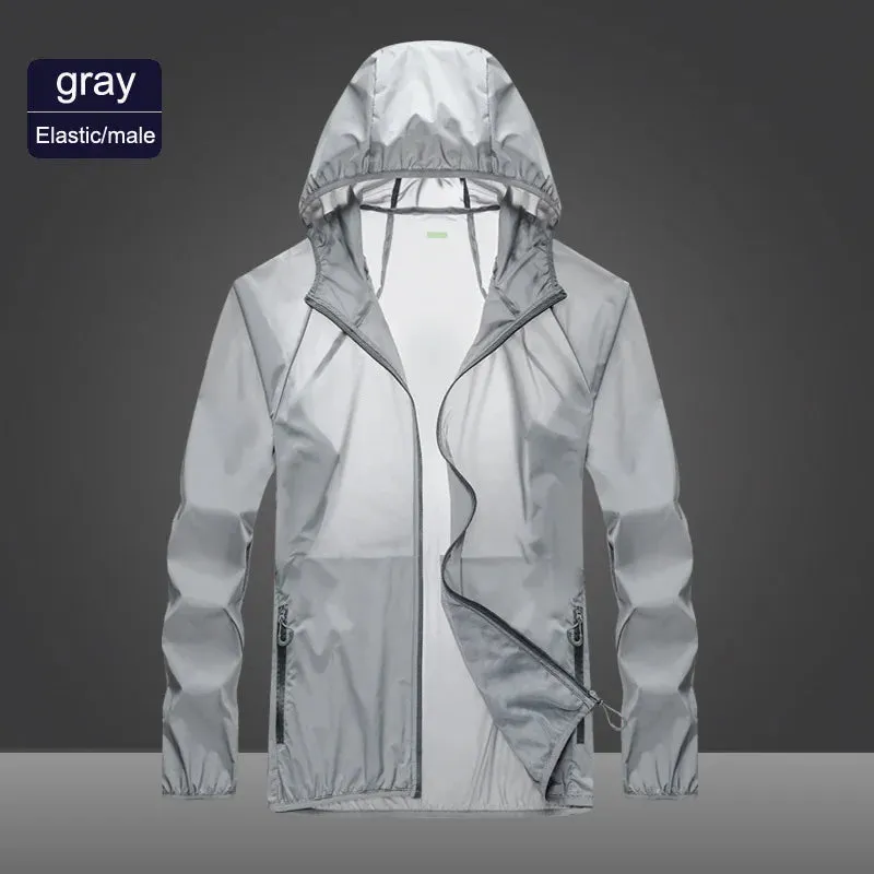 Summer Breathable Cycling Jersey Windbreaker Men Women Camping Hiking Clothes Fishing Hunting UV Jacket Outdoor Waterproof Jacke