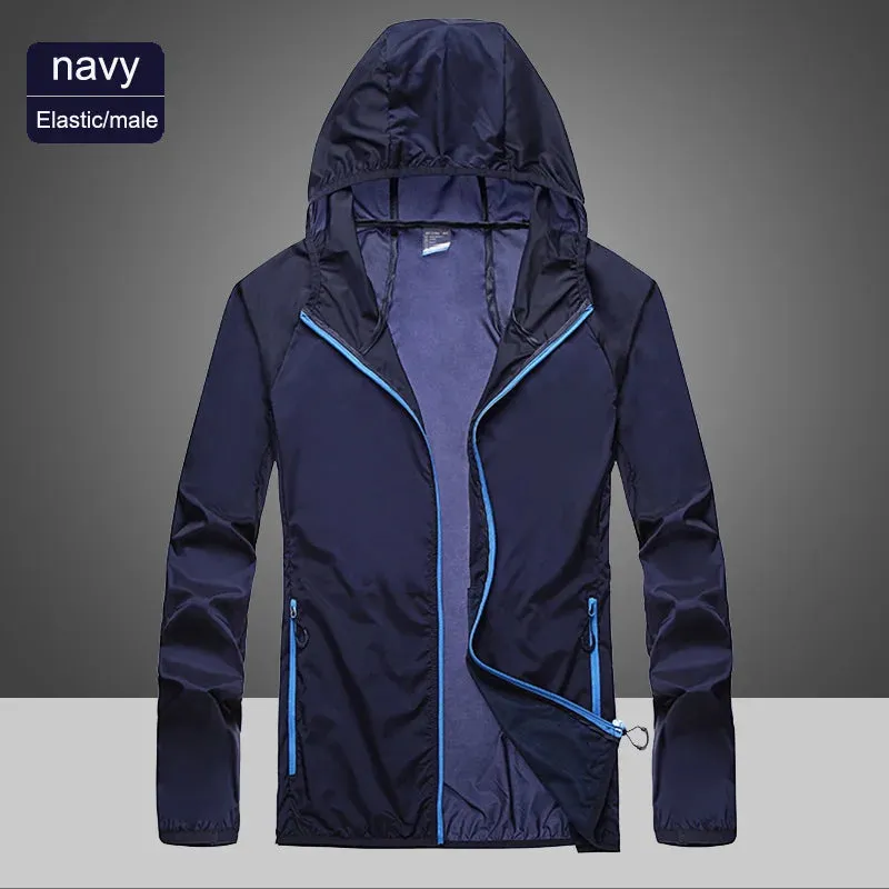 Summer Breathable Cycling Jersey Windbreaker Men Women Camping Hiking Clothes Fishing Hunting UV Jacket Outdoor Waterproof Jacke