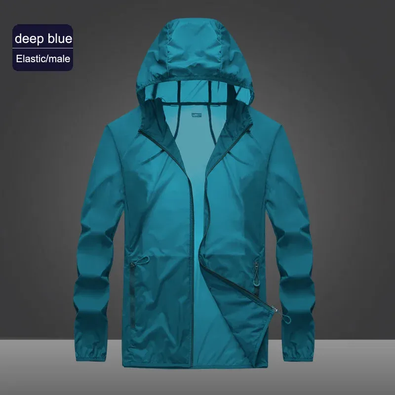 Summer Breathable Cycling Jersey Windbreaker Men Women Camping Hiking Clothes Fishing Hunting UV Jacket Outdoor Waterproof Jacke