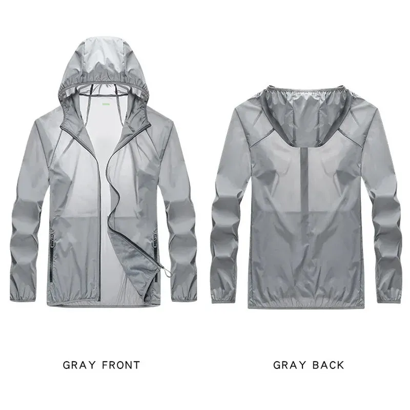 Summer Breathable Cycling Jersey Windbreaker Men Women Camping Hiking Clothes Fishing Hunting UV Jacket Outdoor Waterproof Jacke