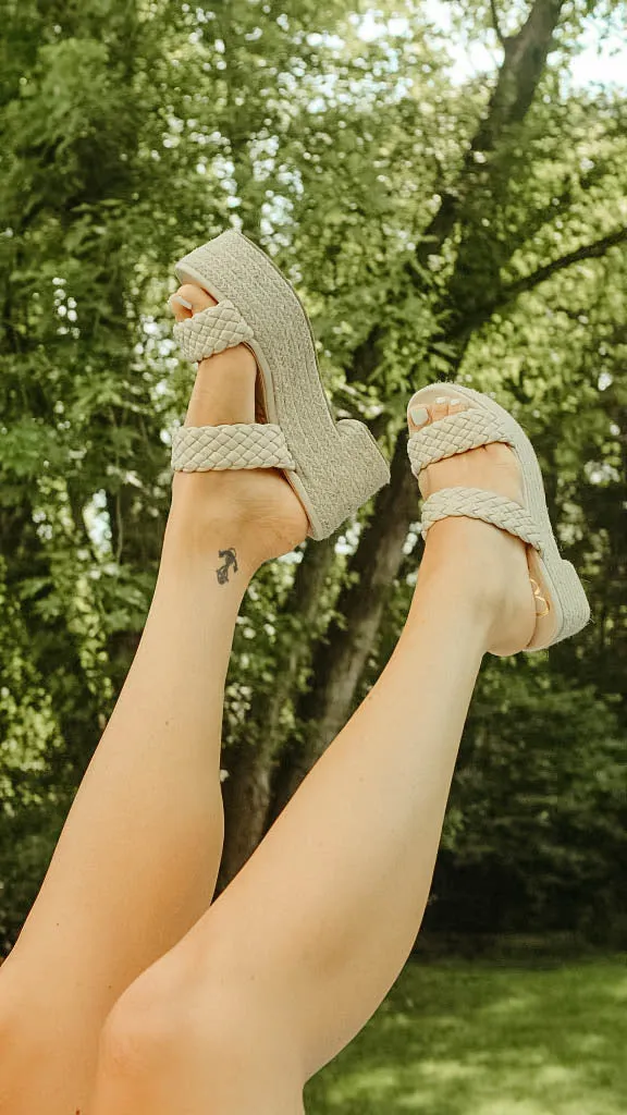 Sunny Day Platform Sandals