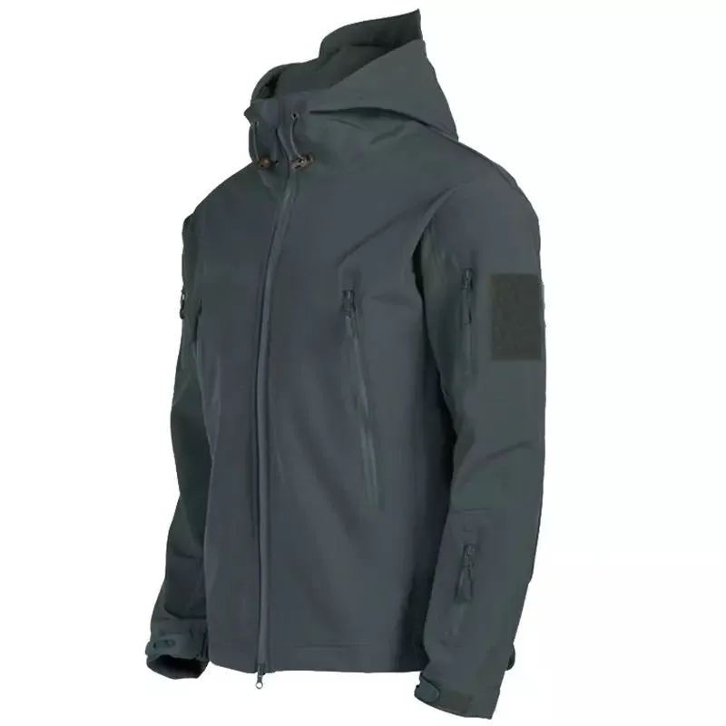Tactical Windbreaker with Hoodie