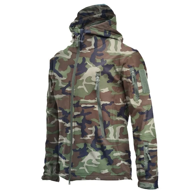 Tactical Windbreaker with Hoodie
