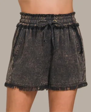 Tencel Mineral Wash Shorts