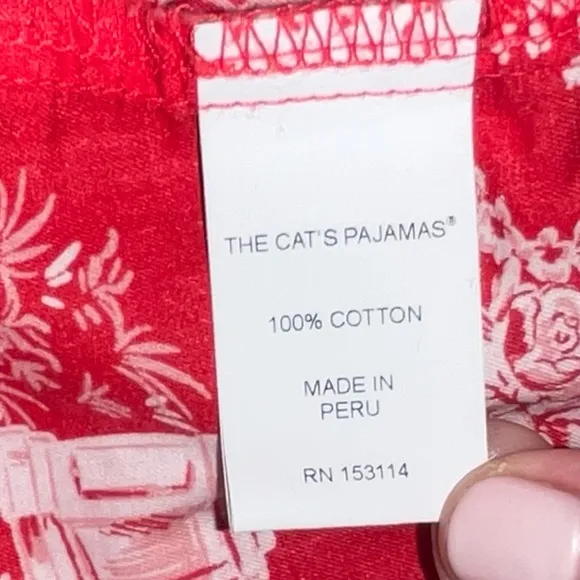 The Cat’s Pajamas Toile Pajama Set