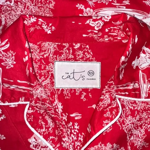 The Cat’s Pajamas Toile Pajama Set