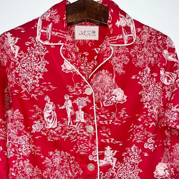 The Cat’s Pajamas Toile Pajama Set