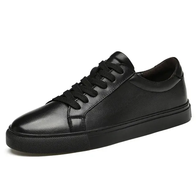 TrendySteps Herren Echtleder Freizeit-Sneaker