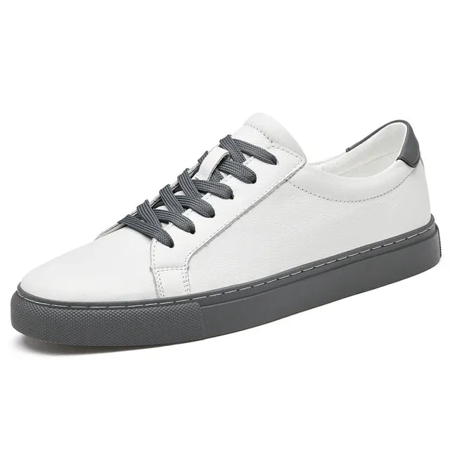 TrendySteps Herren Echtleder Freizeit-Sneaker