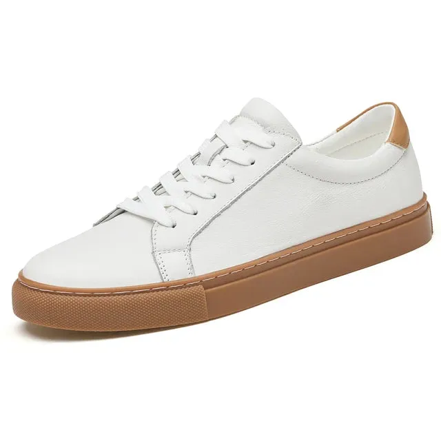 TrendySteps Herren Echtleder Freizeit-Sneaker