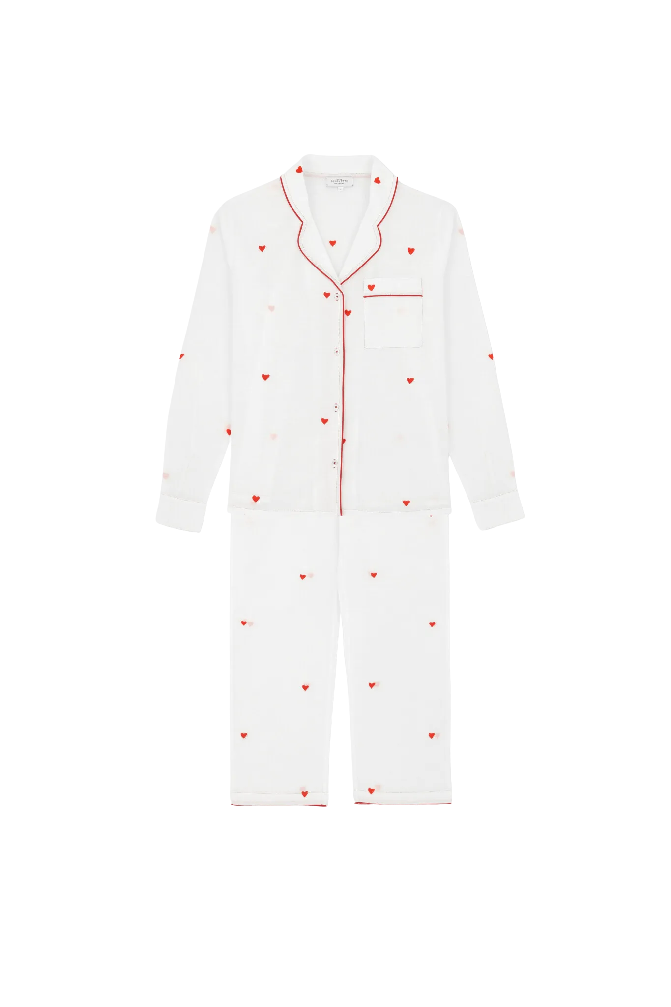 Valentine Pyjama in White