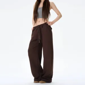 Velvet Drawstring Sweatpants