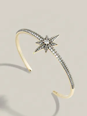 Victorian star diamond bangle