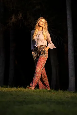 Vilma Pants - Ruby